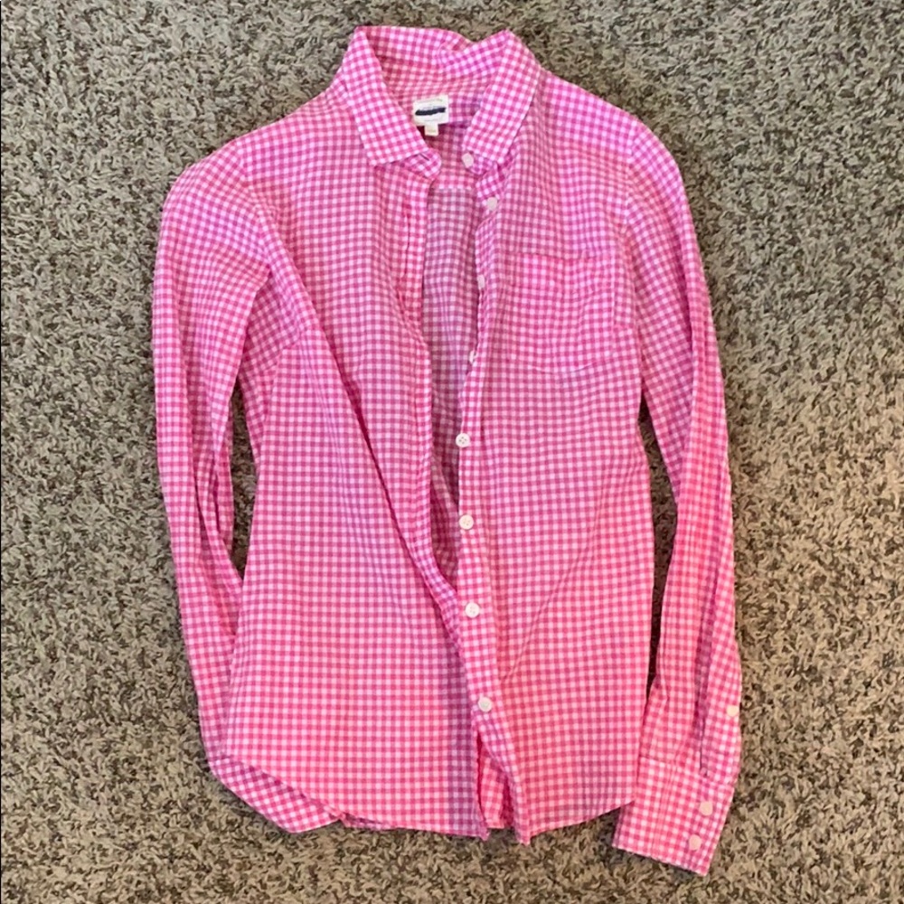 Gingham button down